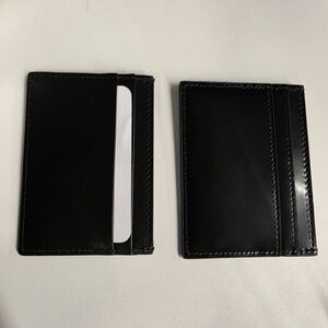 Saint Laurent And GUCCI Black Card Holder Bundle